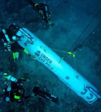 UNDER THE POLE: EXPLORING THE  OCEAN LIKE NEVER BEFORE